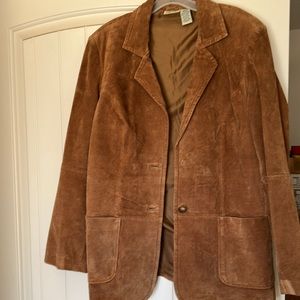 St John’s Bay Brown Suede Jacket